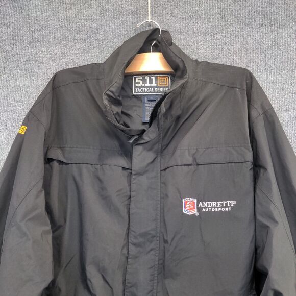 5.11 Tactical Series Men's Windbreaker Jacket Black XL Andretti Autosport Nylon - Picture 3 of 13